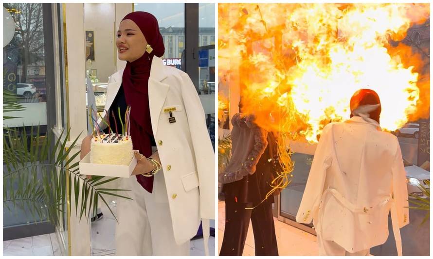 VIDEO Širi se snimka: Baloni zbog prskalica 'eksplodirali' slavljenici u lice. Evo reakcije