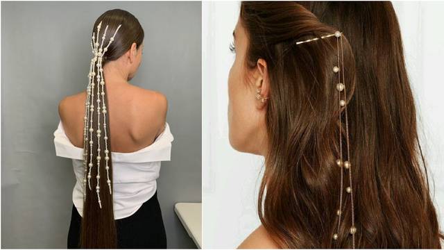 Biseri u kosi: Posebna frizura s blistavim detaljima retro štiha