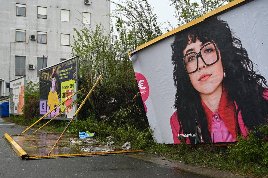 Olujno nevrijeme napravilo veliku štetu u Zagrebu