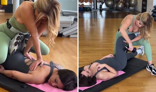 FOTO Mama Renata 'bacila se' na &Zcaron;anamari: Ovako ju masira