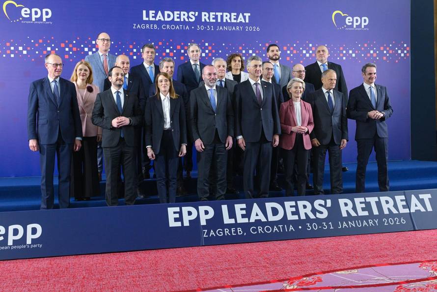 Zagreb: Zajednička fotografija lidera EPP-a nakon sastanka