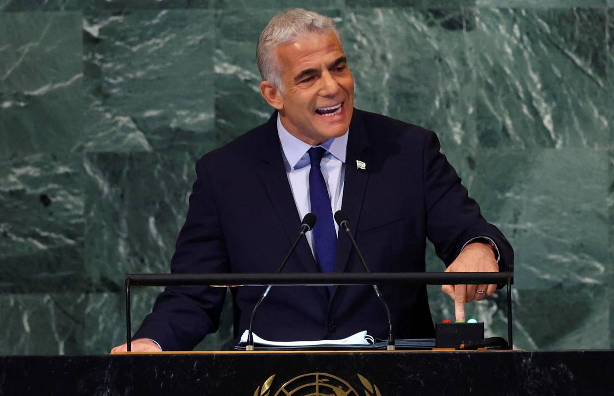Izraelski premijer Lapid podržao rješenje o dvije države