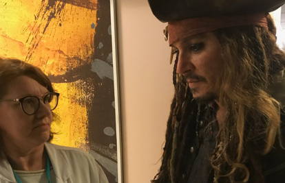 Kapetan Jack Sparrow posjetio djecu oboljelu od raka u bolnici