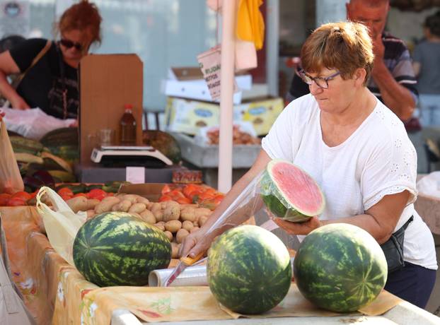 Šibenik: Bogata ponuda vo?a i povr?a na gradskoj tržnici