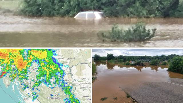 UŽIVO Hrvatska na udaru jakog nevremena: Poplave  u Istri i na Krku, na snazi više upozorenja!