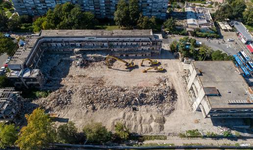 FOTO Pogled iz zraka: Evo što je ostalo od zgrade u Paromlinskoj