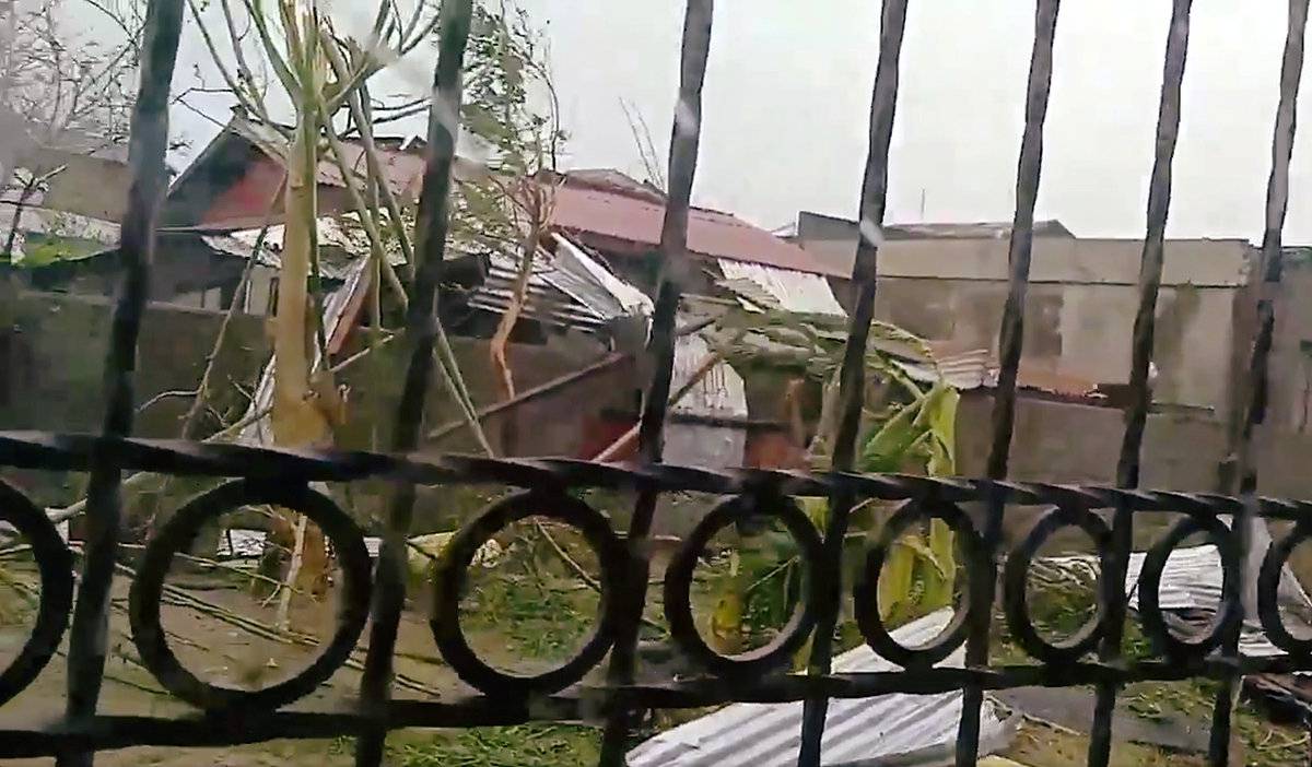 A damaged house is seen after Typhoon Mangkhut hits Philippines