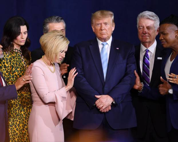 President Donald Trump at Evangelicals for Trump Coalition Launch