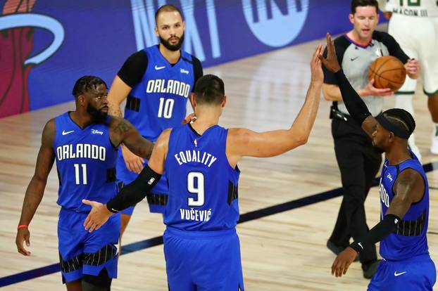 NBA: Playoffs-Orlando Magic at Milwaukee Bucks