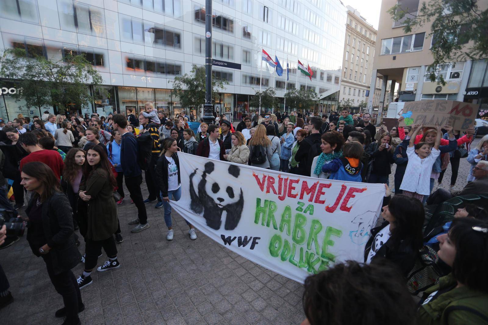 Zagreb: Na Europskom trgu odrÅ¾an globalni prosvjed za klimu