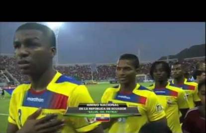 Kakav propust! Uoči utakmice Ekvadorci slušali krivu himnu