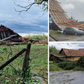 Oluja 'poharala' četiri županije: Mnoge kuće su bez krovova, a neka manja mjesta i bez struje