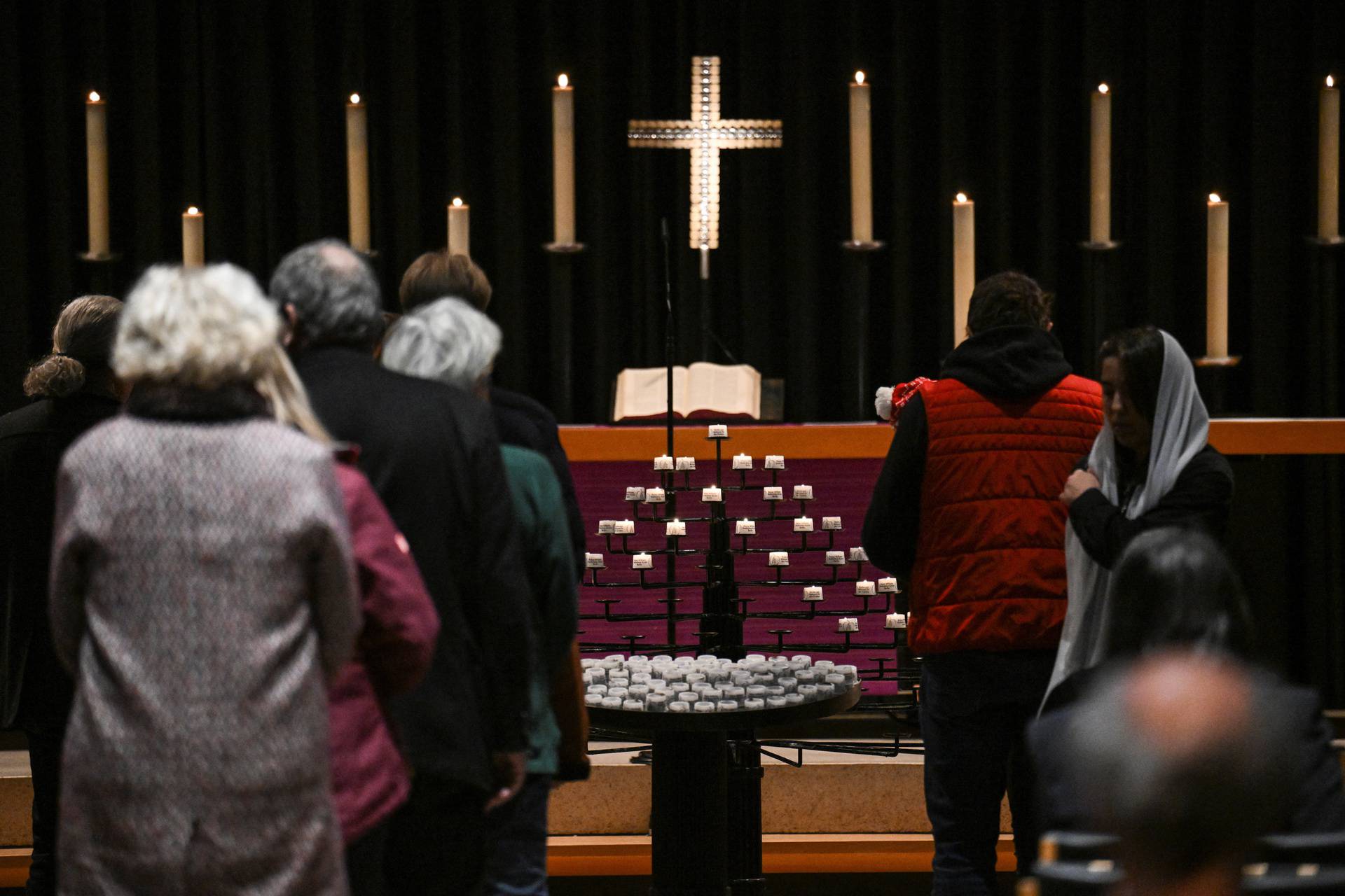 Memorial service in solidarity with the people of Magdeburg, at the Kaiser Wilhelm Memorial Church in Berlin