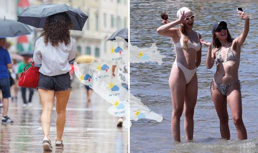 FOTO PROGNOZA Danas moguće nevrijeme u jednoj regiji, evo kako su jučer izgledale plaže