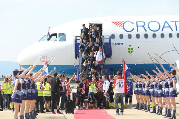 ARHIVA - 2018. Godišnjica dočeka Vatrenih nakon osvajanja srebrne medalje na SP-u u Rusiji