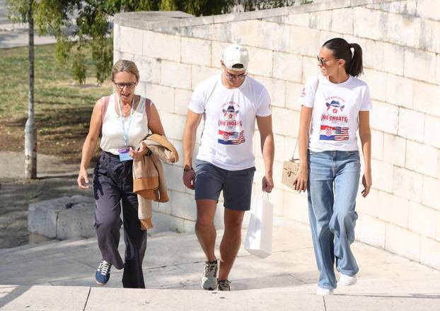 Američki bračni par Smith koji su proslavili hrvatski navijači posjetio Šibenik