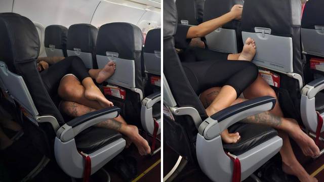 Putnici zgroženi ponašanjem mladog para na letu: Skinuli su obuću, legli i krenuli 'u akciju'...