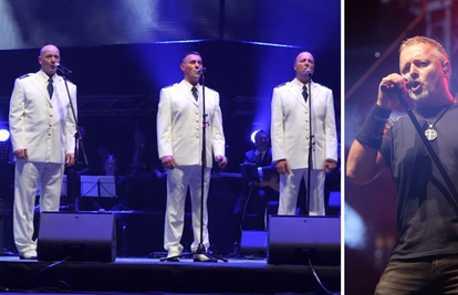 Klapa 'Sveti Juraj' u Areni izvela je Thompsonovu pjesmu: 'Ajme, ja se ježim od glave do pete...'