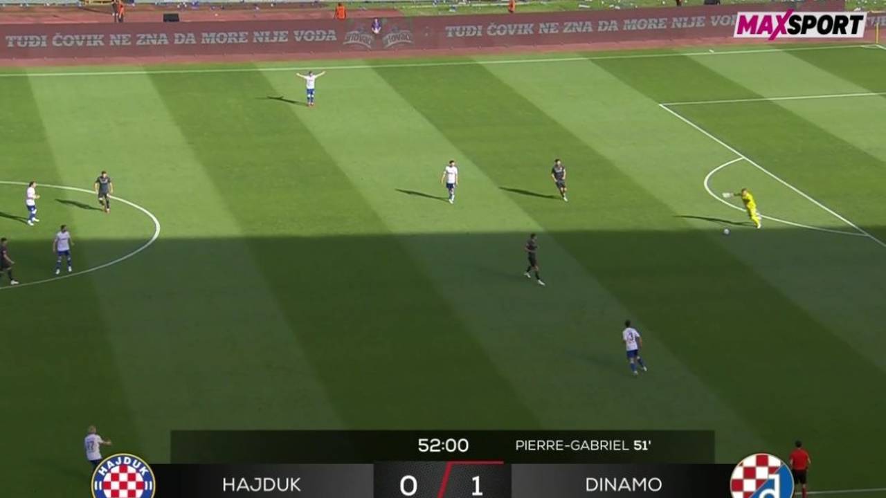 VIDEO Lučić opet naivno primio gol, bijesni Poljud ga izviždao
