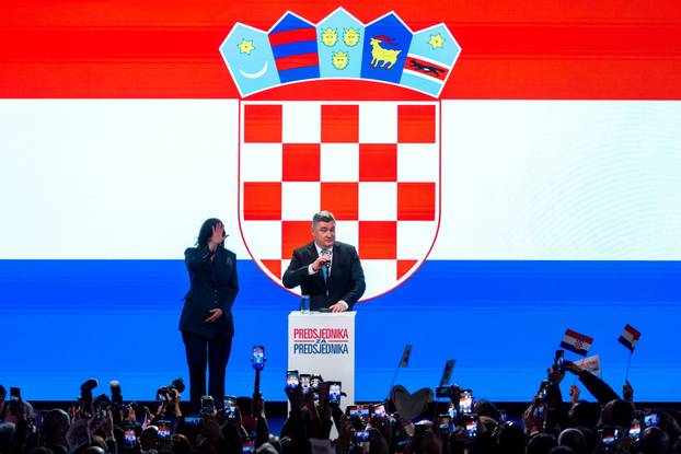 Zagreb: Zoran Milanović pobijedio na predsjedničkim izborima