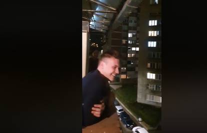 Pogledajte video iz Zenice: S balkona tutnji Rođen u Zagrebu