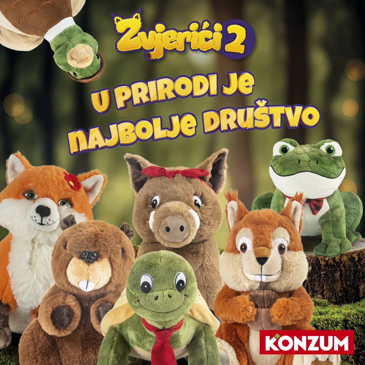 Zvjerići se vraćaju u Konzum