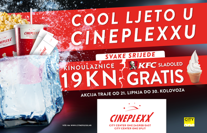 I ove srijede gratis sladoled: Samo u Cineplexxu!