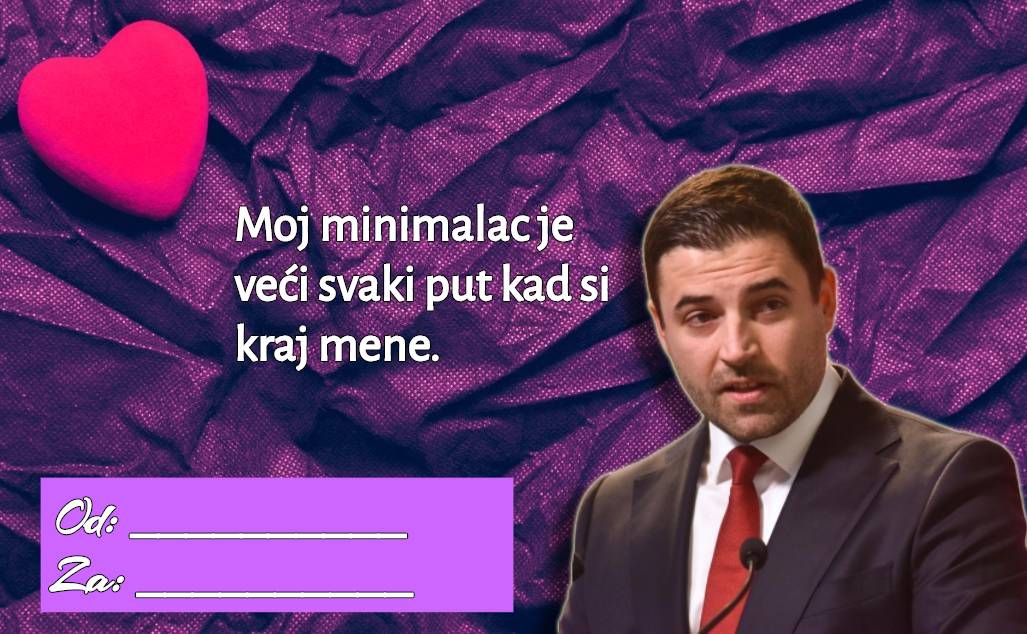 Budi moja prva dama! Čestitaj Valentinovo dragim političarem