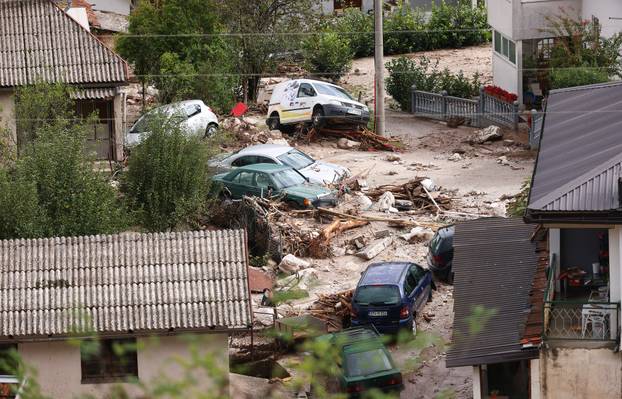 Posljedice poplava i odrona u Donjoj Jablanici