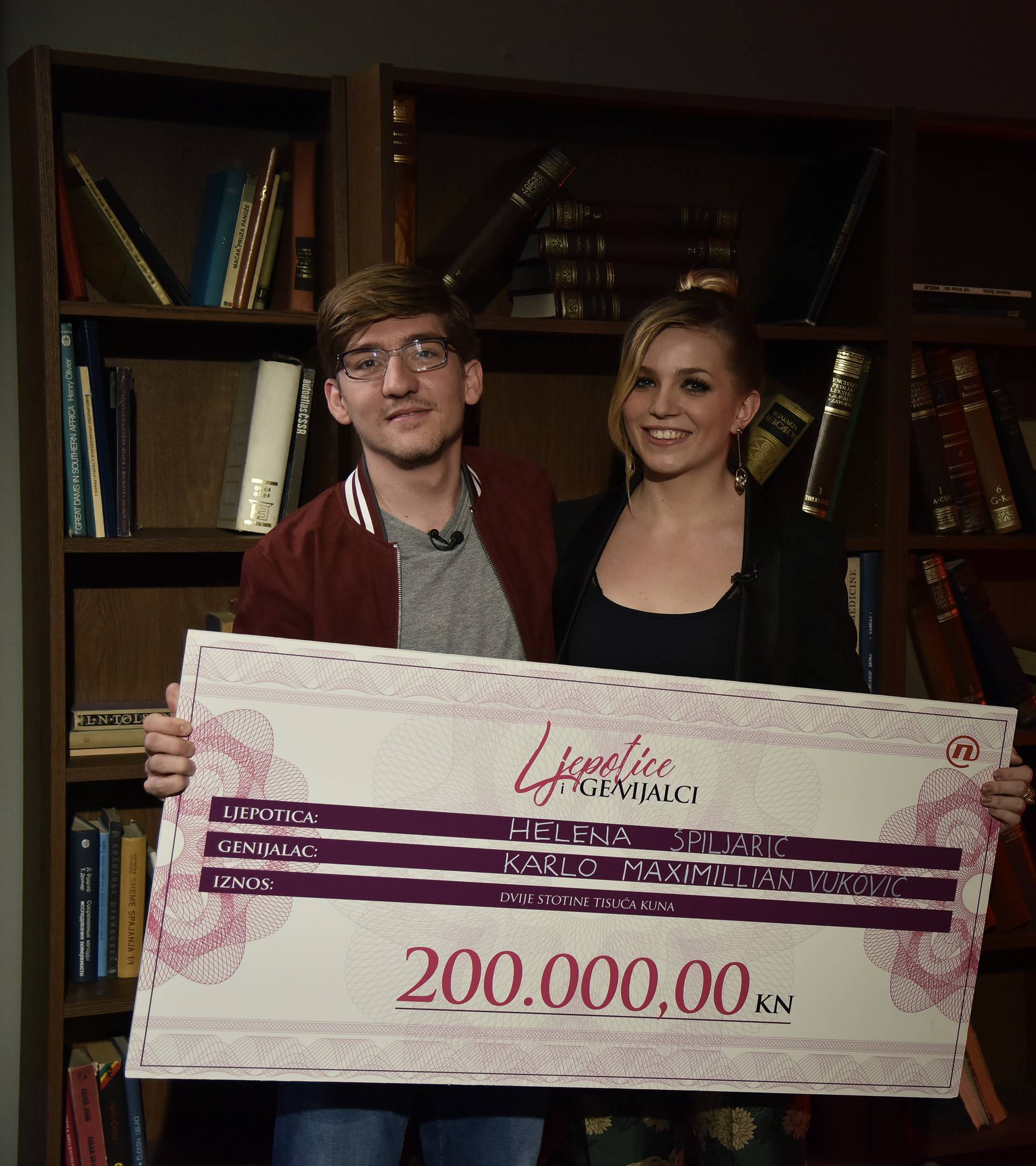 Karlo i Helena prvi pobjednici showa: Osvojili 200.000 kuna