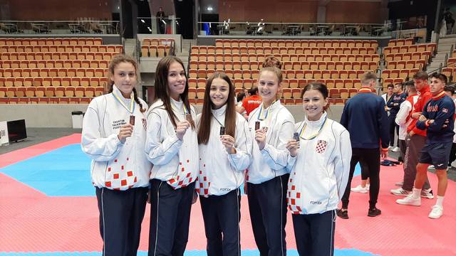 Hrvatska osvojila pet medalja na Europskom u taekwondou