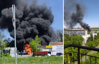 Izgorjelo smeće, plastika i papir, vatra je pod kontrolom. Kalinić: 'Kvaliteta zraka nije narušena'