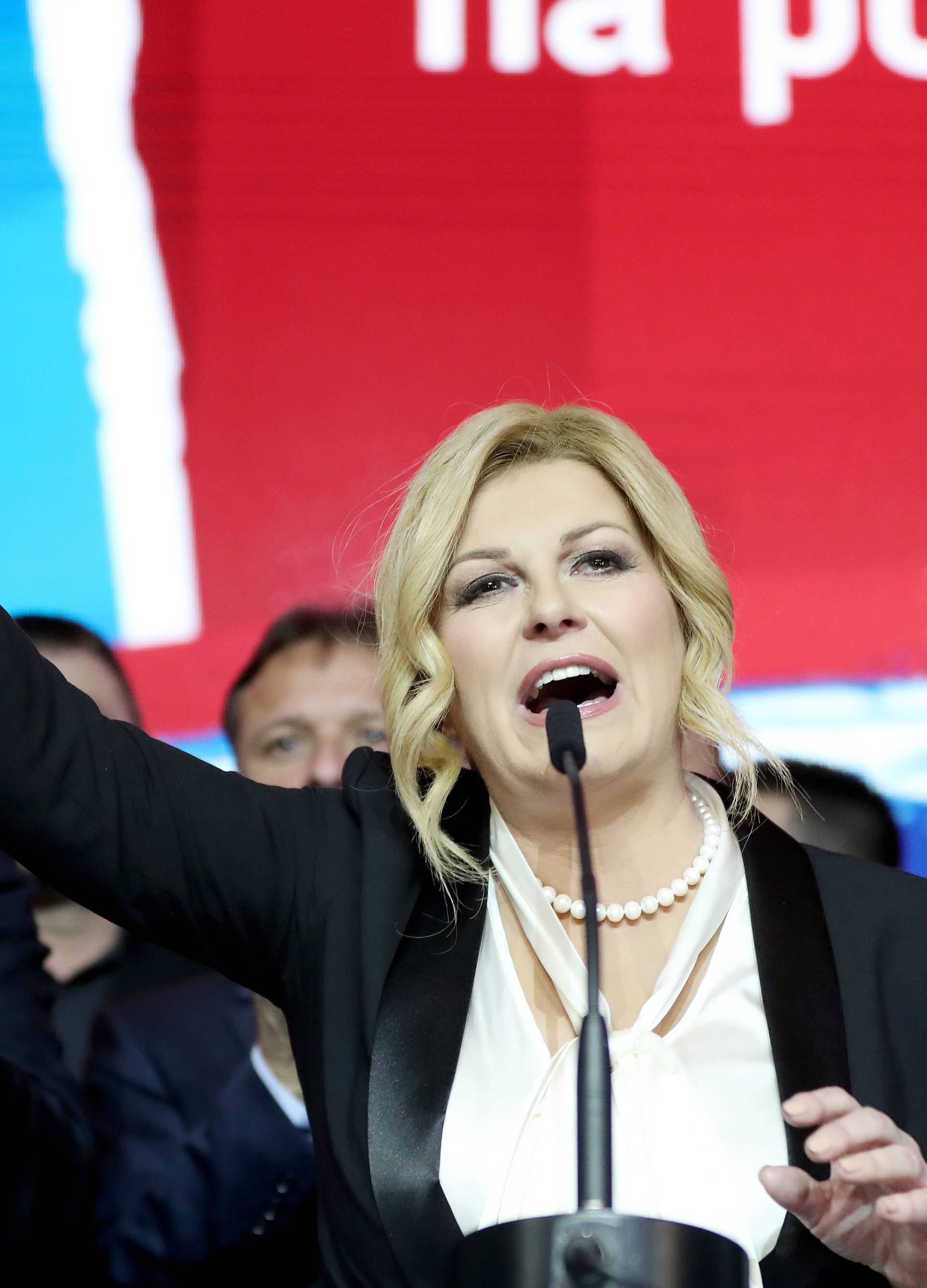 Kolinda Grabar-Kitarović održala govor i čestitala novoizabranom predsjedniku Milanoviću