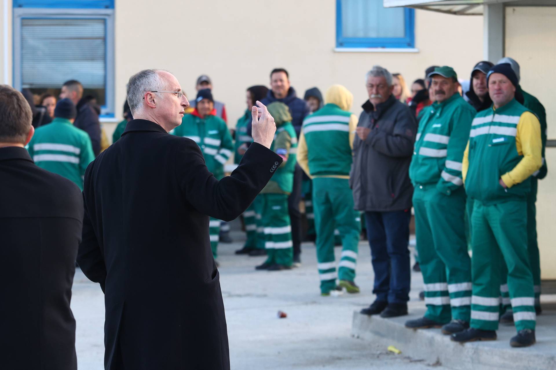 Split: Puljak i Ivošević stigli u Čistoću na pregovore s direktorom tvrtke