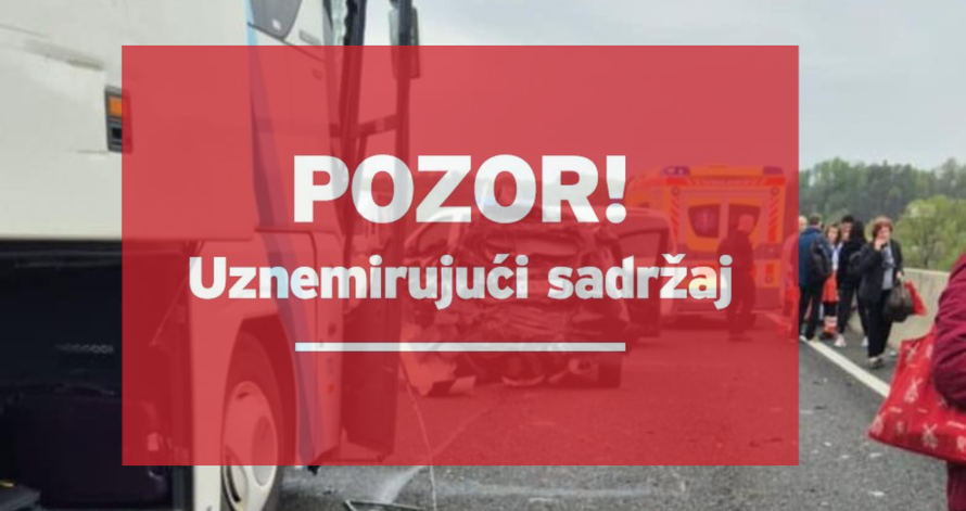 VIDEO Detalji strave na A1: Na zaustavljeni auto naletio bus. Poginuo muškarac iz Ukrajine