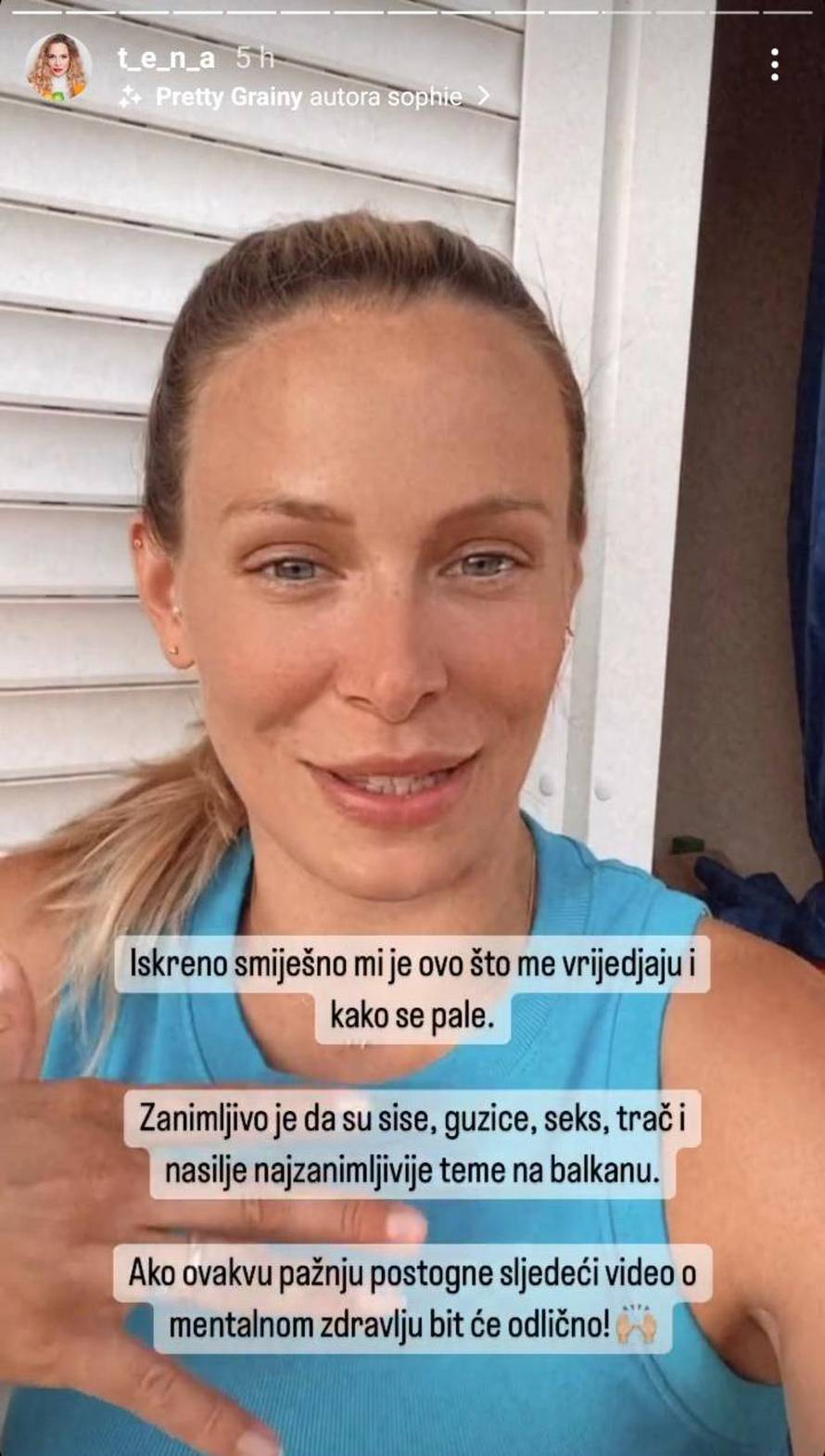 Nakon 'grudnjak skandala' se oglasila glumica: Ljude zanima samo seks, guzice i tračevi...