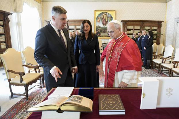 Il Papa Riceve Il Presidente Della Repubblica Di Croazia Zoran Milanovic,