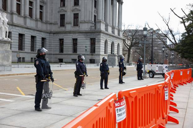 Demonstrations ahead of Biden