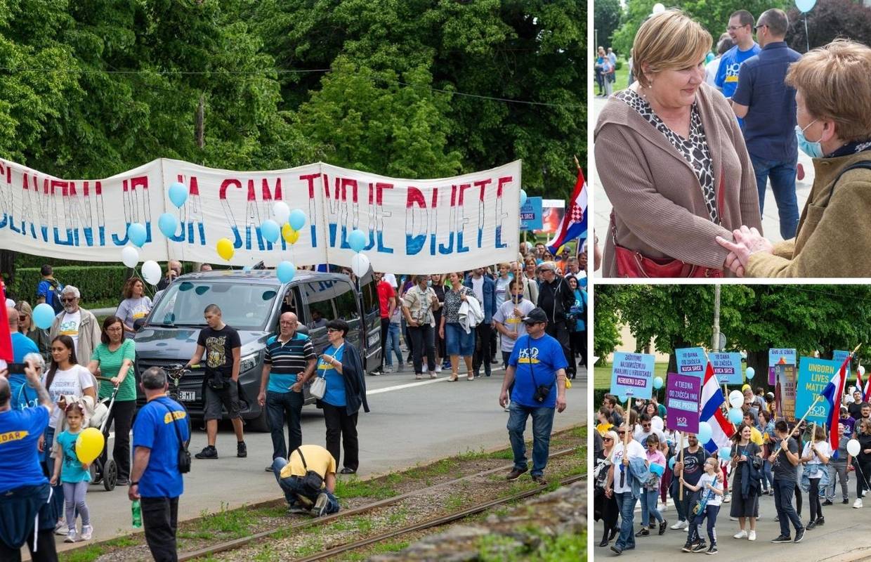 Nekoliko stotina ljudi na 'Hodu za život', u Osijeku i Markić