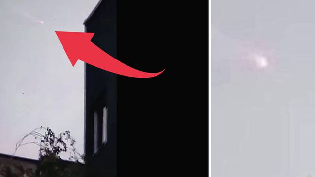 POGLEDAJTE VIDEO Snimila sam vatrenu kuglu iznad Zagreba! Korlević: Idemo naći gdje je pao