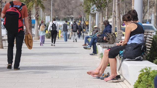 Turisti uživaju u  ljepotama Splita 
