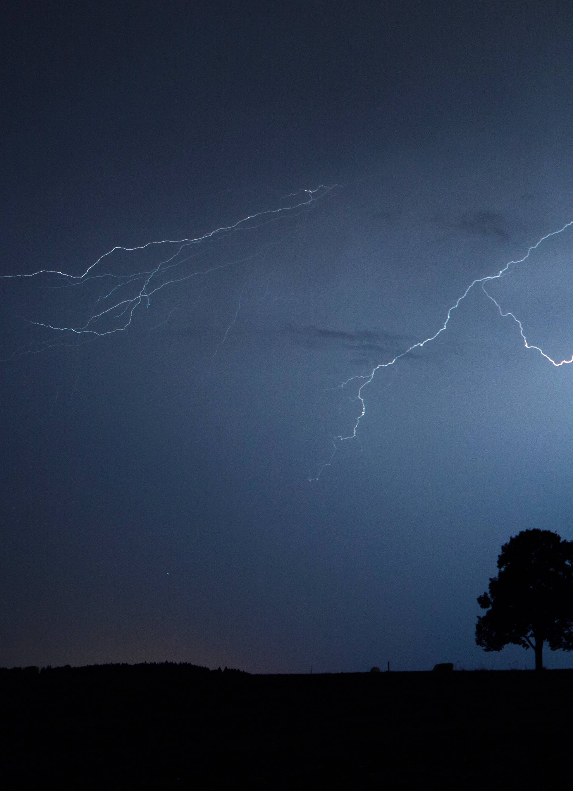 Thunderstorm near Rottweil