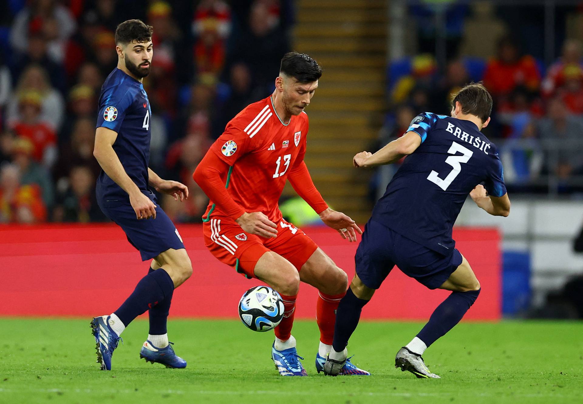 Euro 2024 Qualifier - Group D - Wales v Croatia