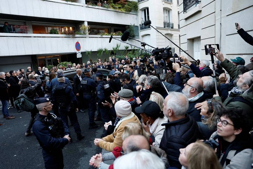 Former French President Sarkozy goes to jail to begin five-year sentence