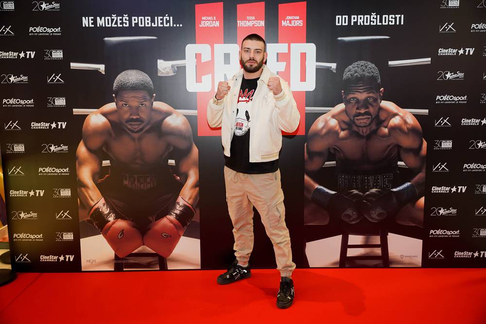 Na premijeri filma 'Creed III' u Zagrebu boksačko natjecanje, poznati su pokazali vještine