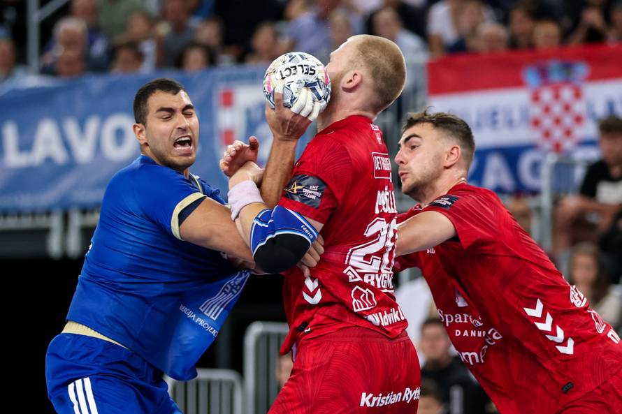 Susret 3. kola Lige prvaka između rukometaša Zagreba i Aalborg Handbold
