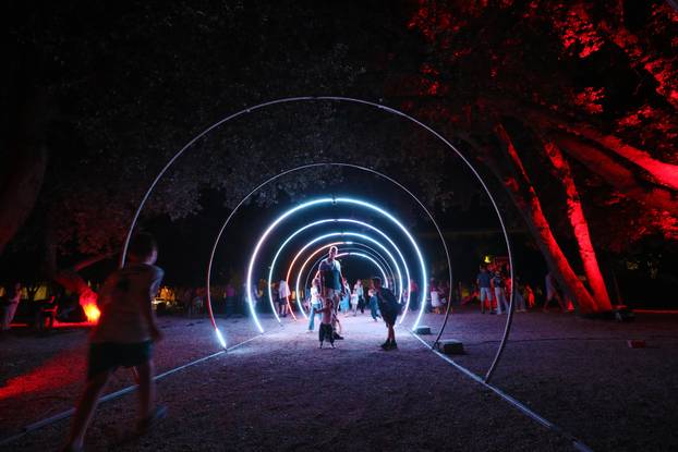 Druga večer Visualie - festivala svjetla u Puli