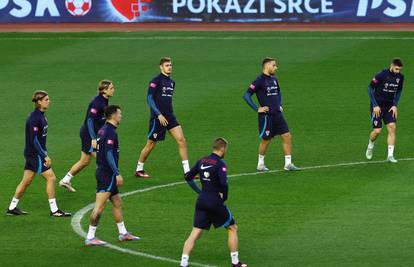 'Vatreni' odradili zadnji trening na Poljudu: Za Tursku promjene na desnoj strani, Livaja otpao!