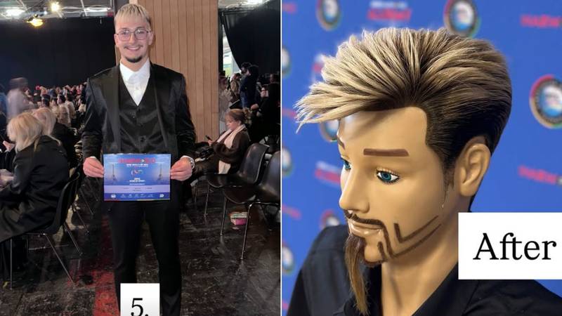 Pavle (19) iz Duge Rese osvojio sjajno 5. mjesto na Svjetskom prvenstvu frizera u Parizu