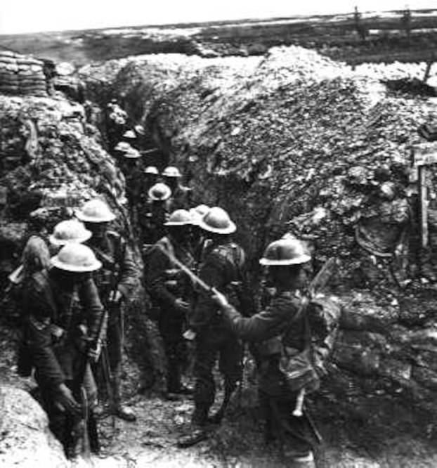 Trench warfare is strongly associated with World War I,